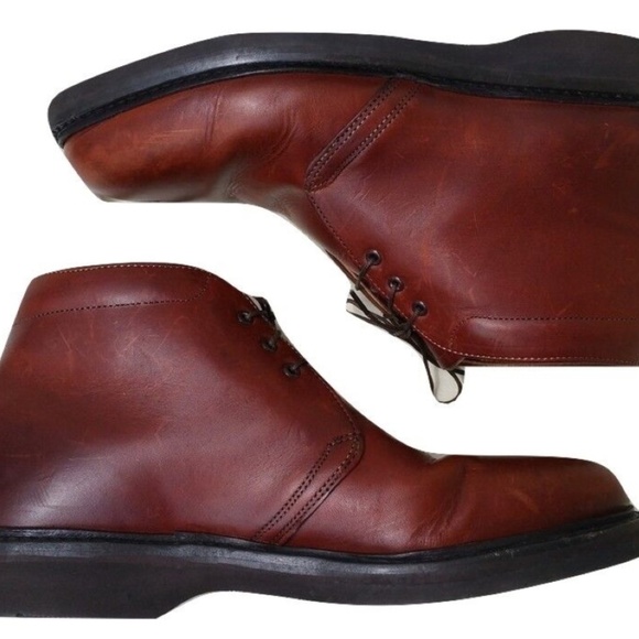 VINTAGE BARRIE LTD. British Tan Brown ANKLE BOOTS 7 1/2 EE 7.5 EE main image 6